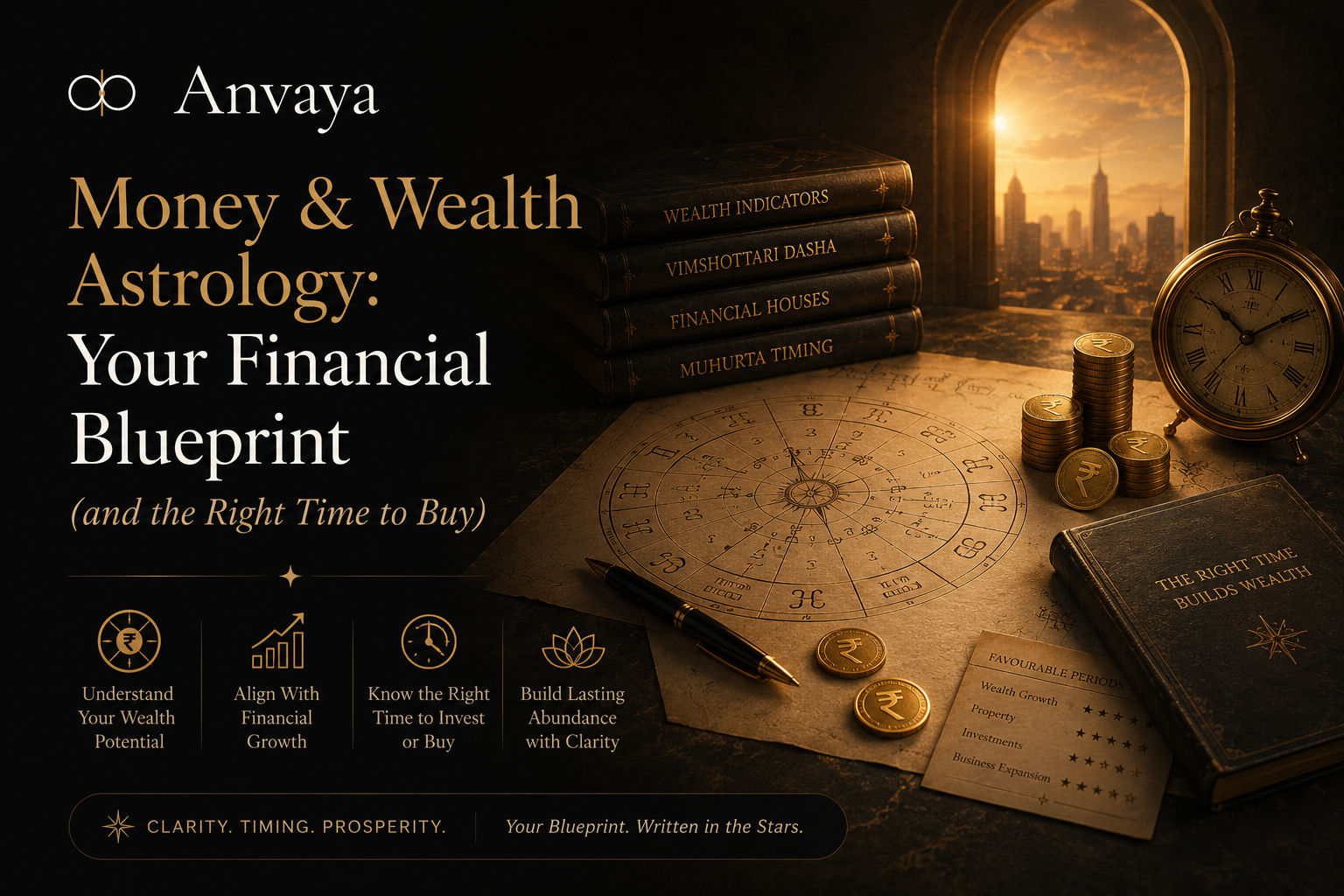 Money & Wealth Astrology: Your Financial Blueprint (and the Right Time to Buy)