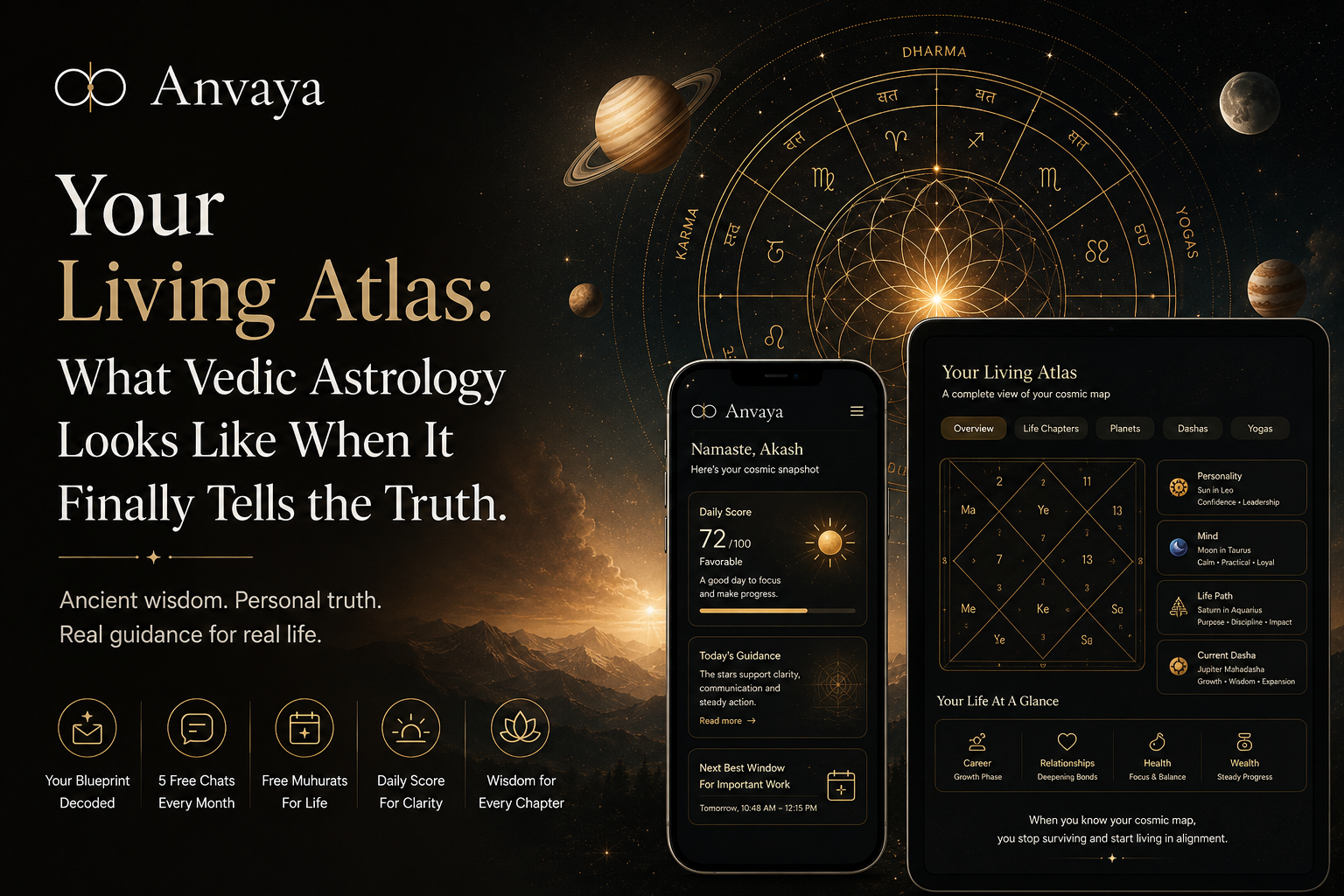 Your Living Atlas: What Vedic Astrology Looks Like When It Finally Tells the Truth