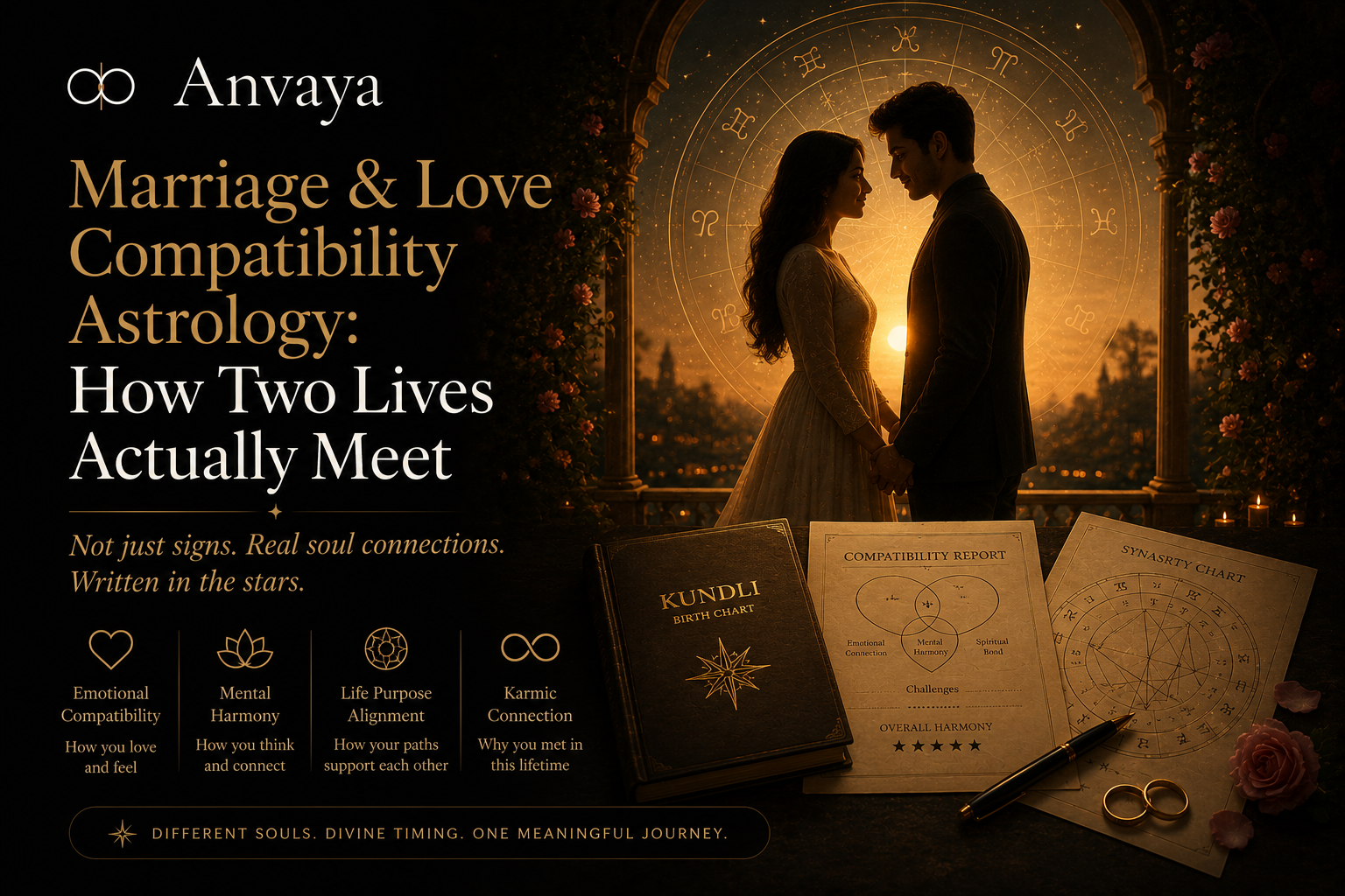 Marriage & Love Compatibility Astrology: How Two Lives Actually Meet